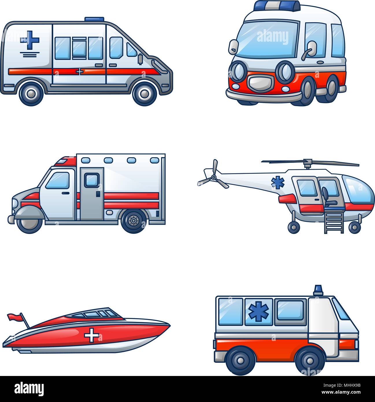 Transporte en ambulancias, conjunto de iconos de estilo de dibujos animados Imagen Vector de stock - Alamy Transporte en ambulancias, conjunto de iconos de estilo de dibujos animados Imagen Vector de stock - Alamy