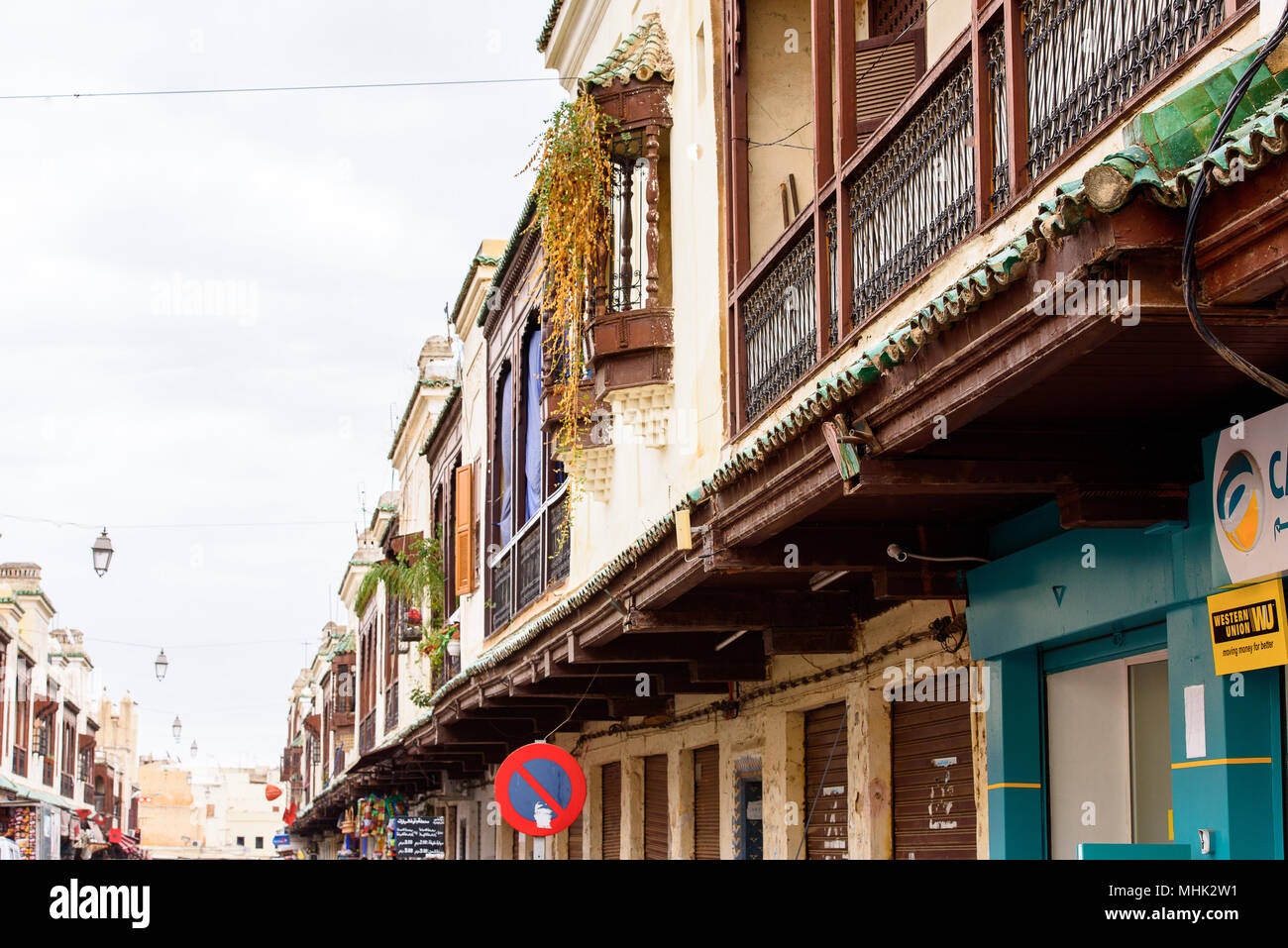 La arquitectura de Fez, la segunda ciudad más grande de Marruecos. Fez