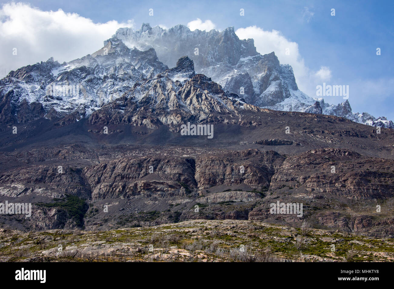 Parque Nacional Torres del Paine, Patagonia, Chile Foto de stock