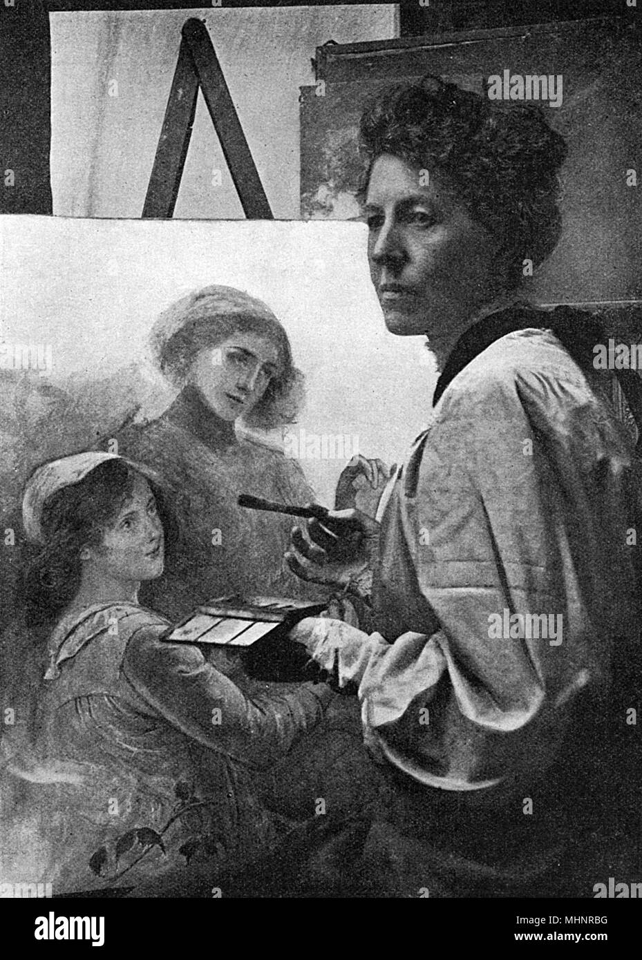 Marcella Walker, artista trabajando a finales del siglo XIX y principios del siglo XX. Fecha: 1907 Foto de stock