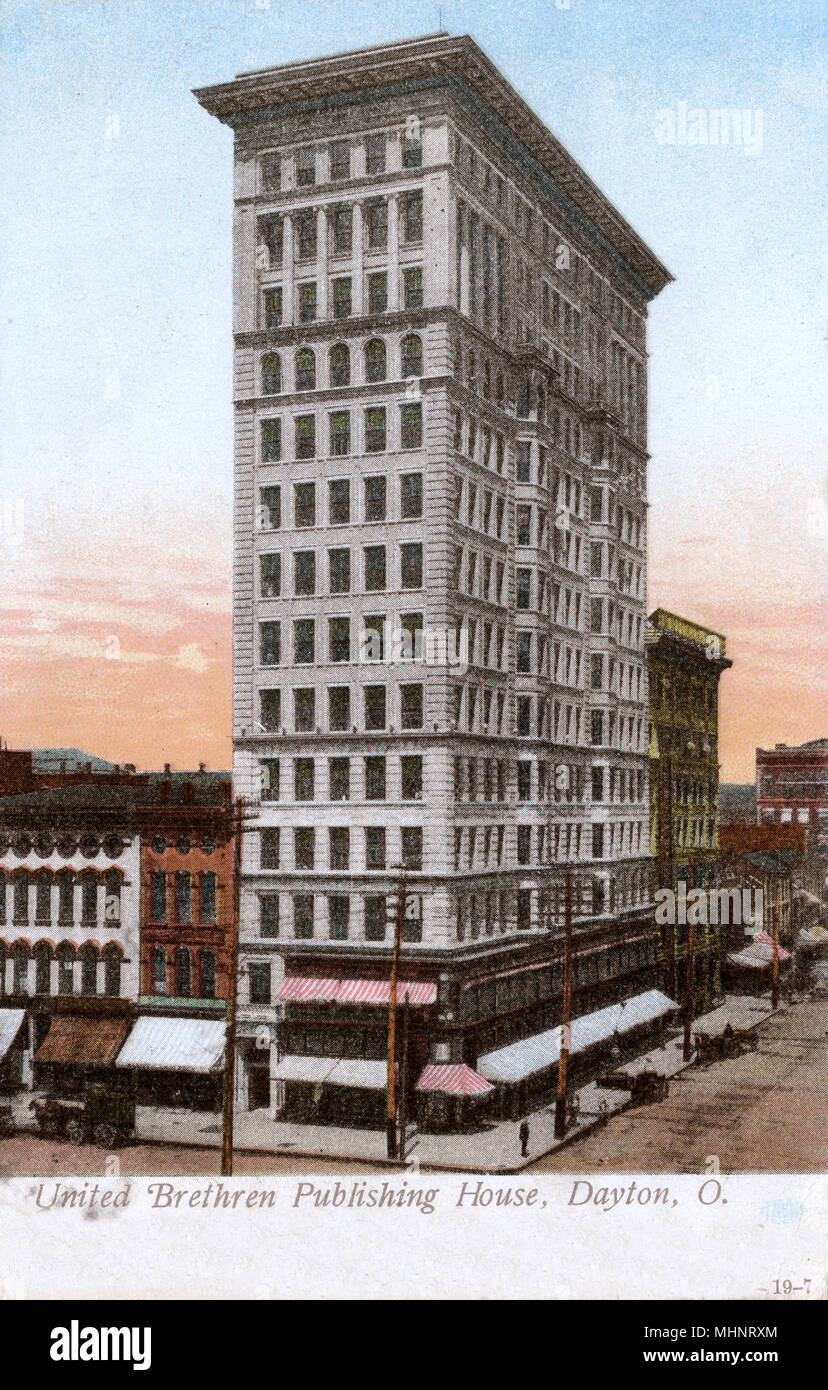 Estados hermanos Publishing House, Dayton, Ohio, EE.UU. Fecha: 1909 Foto de stock