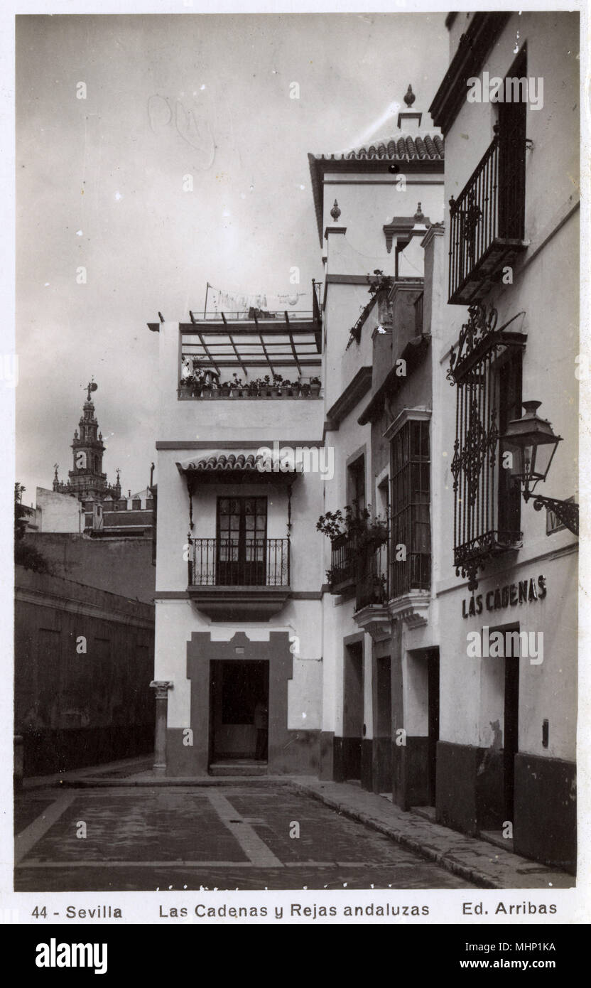 Bar Las Cadenas, Sevilla, España Fotografía de stock - Alamy