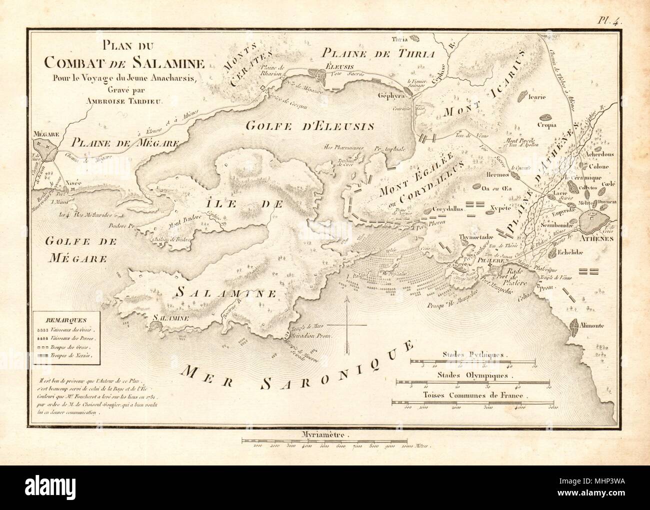 La Batalla de Salamis 480BC. de Salamine