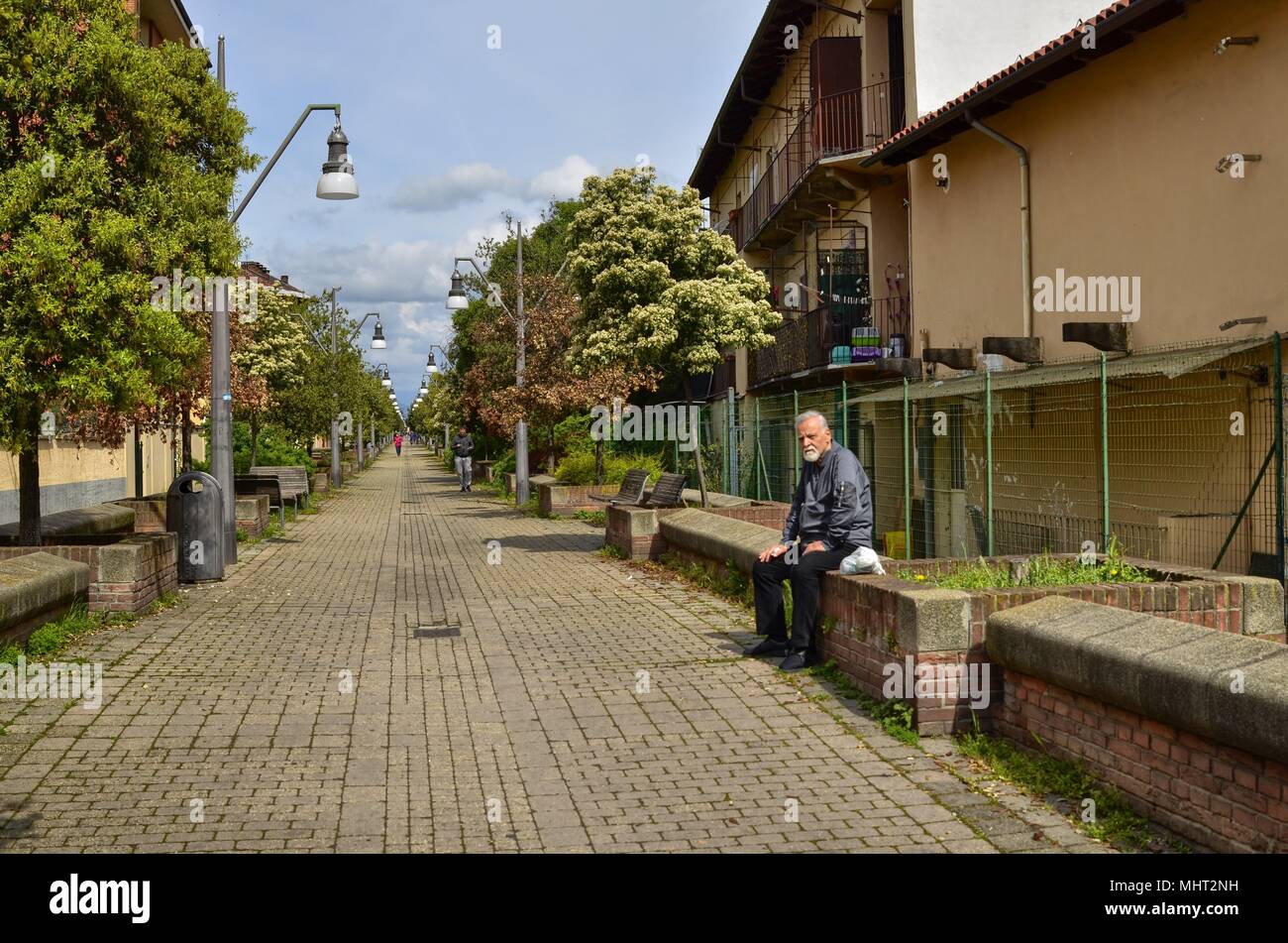 Via Andrea Cesalpino Firenze Fi Turín, región de Piamonte, Italia. Mayo de 2018. La Spina Reale es un