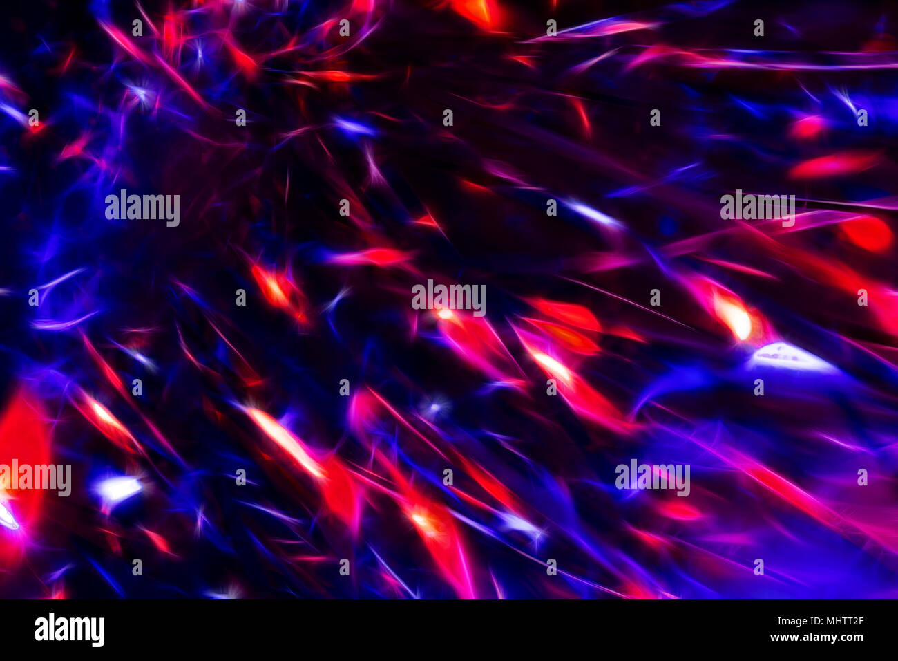 Fondo Abstracto Con Colores Azul Y Rojo Con Caoticamente Ubicados Luces De Colores Fotografia De Stock Alamy