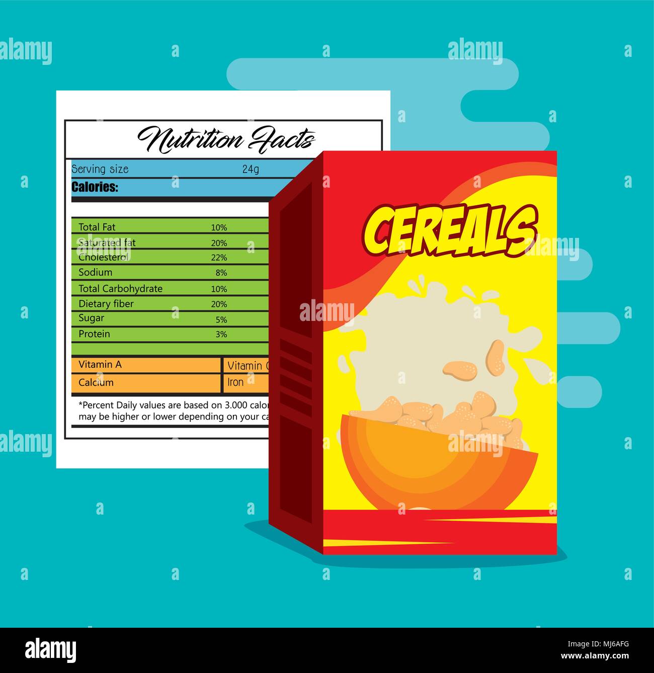 Nutritional facts cereal fotografías e imágenes de alta resolución Alamy