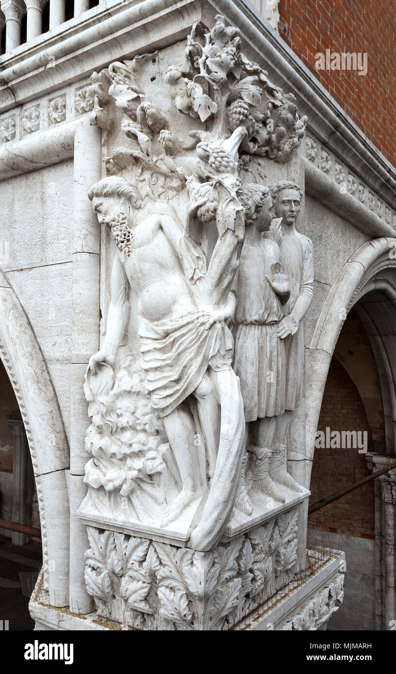 Palacio Ducal, la Plaza de San Marcos, en Venecia Foto de stock