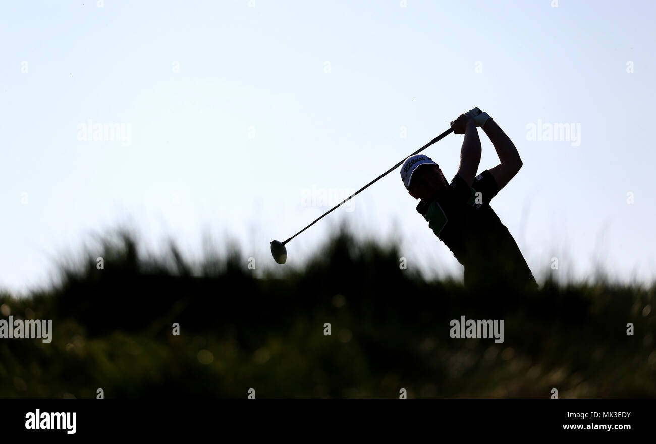 Irlanda Gavin Moynihan durante el día dos de los seises en el torneo de Golf Club Centurion, St Albans. Foto de stock