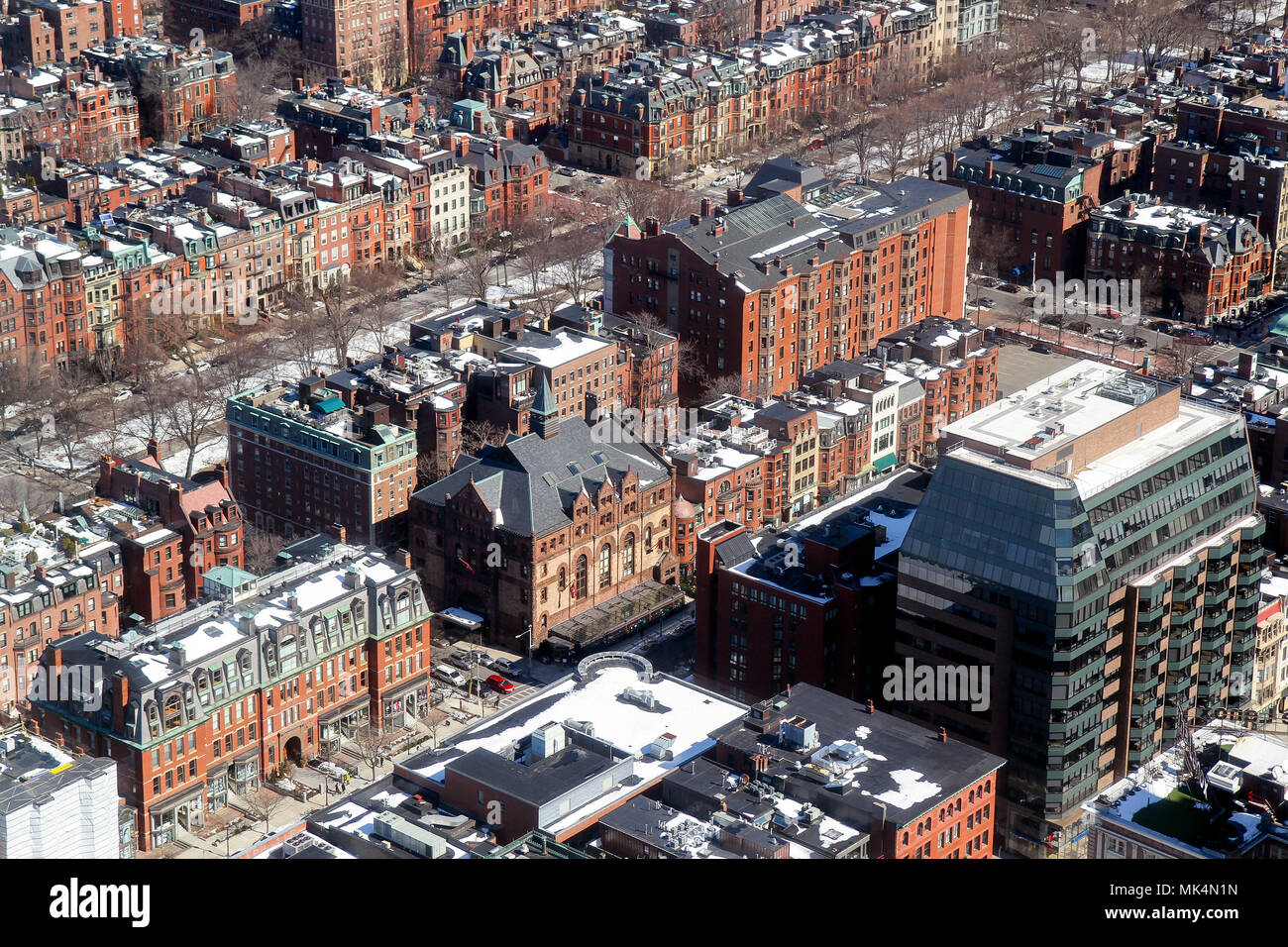 Back Bay, Boston, Massachusetts, Estados Unidos Foto de stock