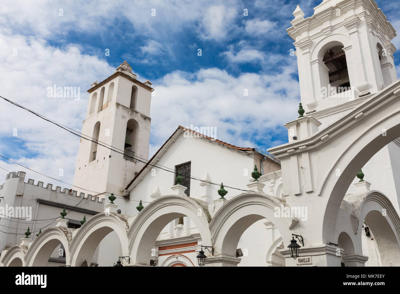 La iglesia de San Francisco, en Sucre, Bolivia. Sucre es la capital