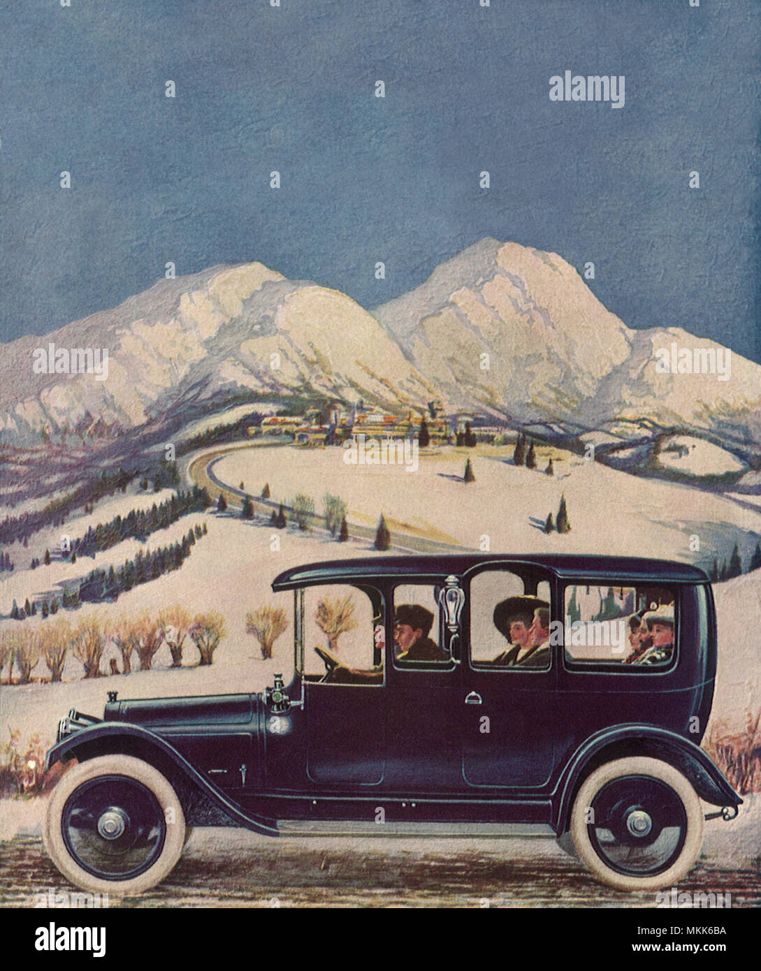 1913 Stevens-Duryea Foto de stock