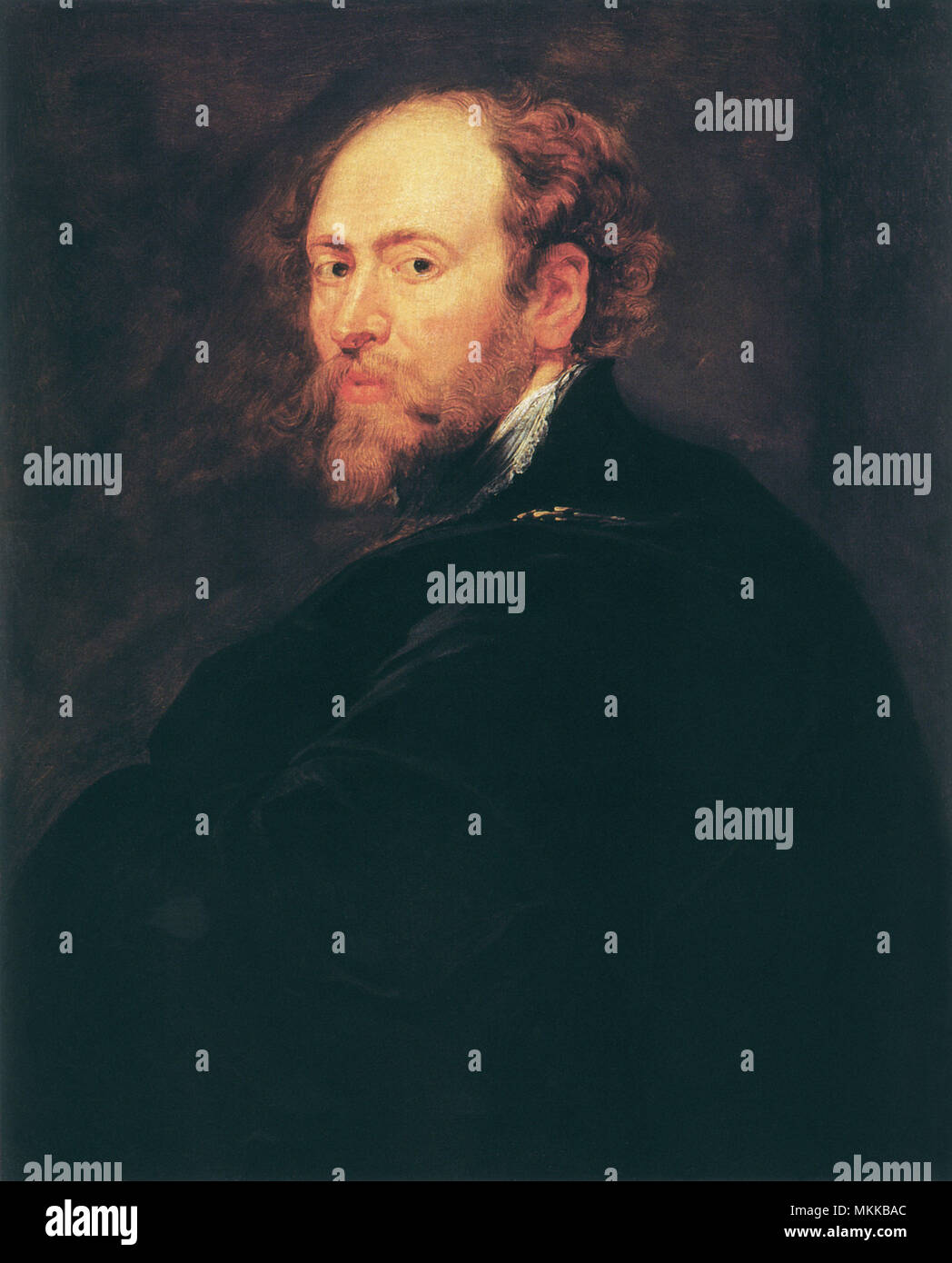 Peter Paul Rubens Self-Portrait Foto de stock