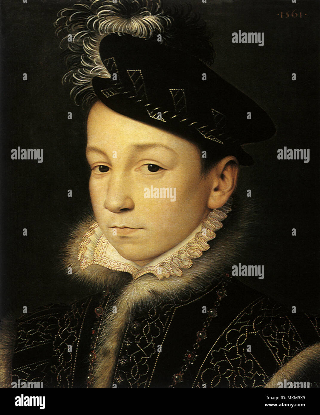 Charles IX 1561 Foto de stock