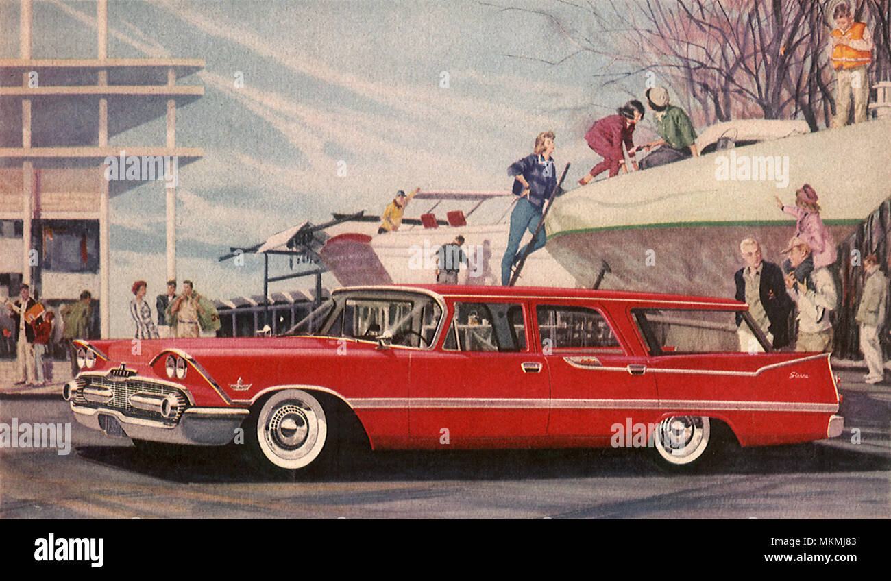 1959 Dodge Sierra station wagon Foto de stock