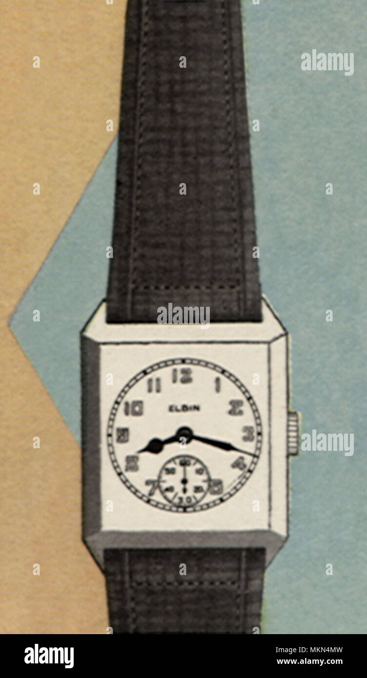 Reloj rectangular Foto de stock