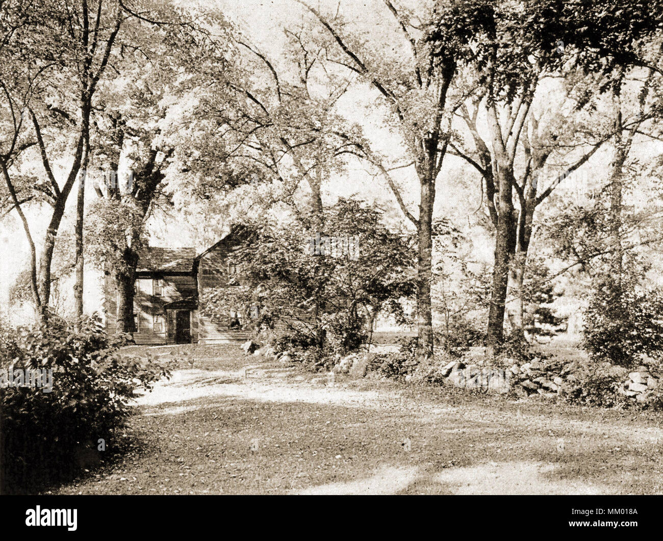 Pioneer Homestead. Concord. 1920 Foto de stock