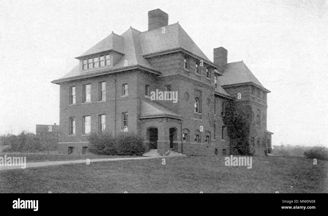 La escuela Horace Mann. Newtonville. 1916 Foto de stock