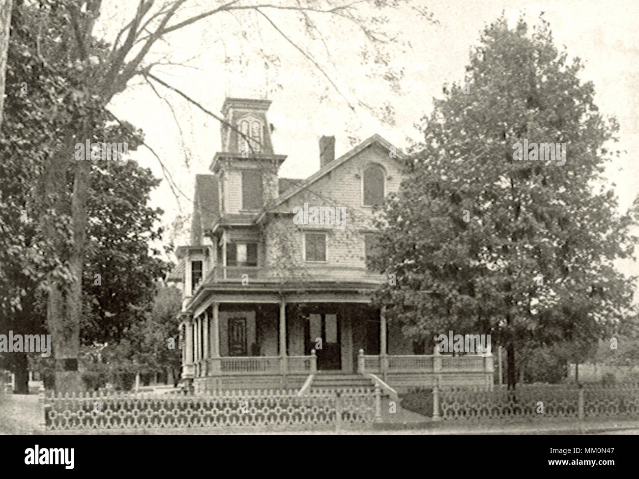 Residencia de Herbert M. Staples. En Taunton. 1899 Foto de stock