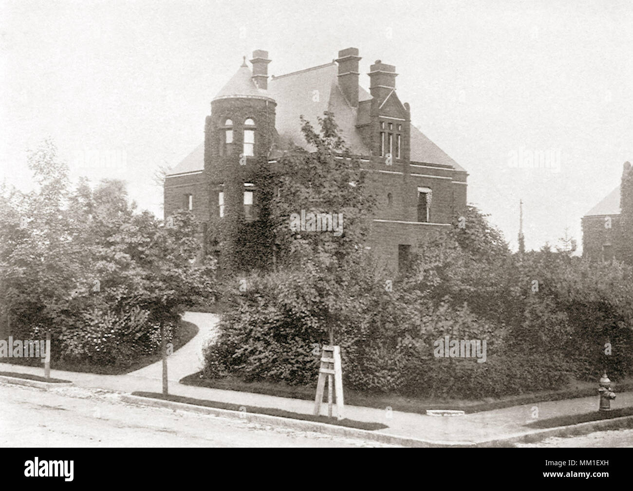 Residencia de W. L. Douglas. Brockton. 1900 Foto de stock