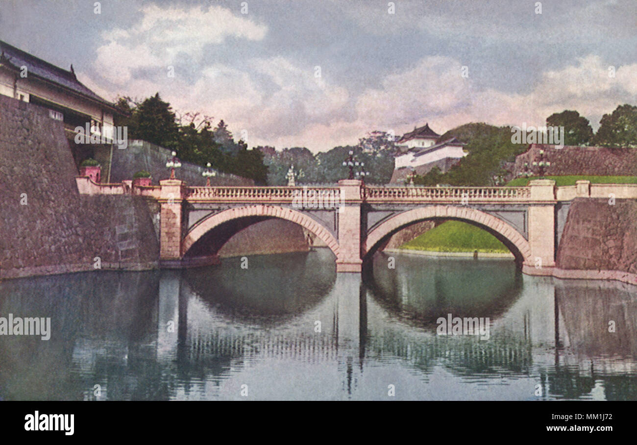 El Palacio Imperial. Tokio. 1930 Foto de stock