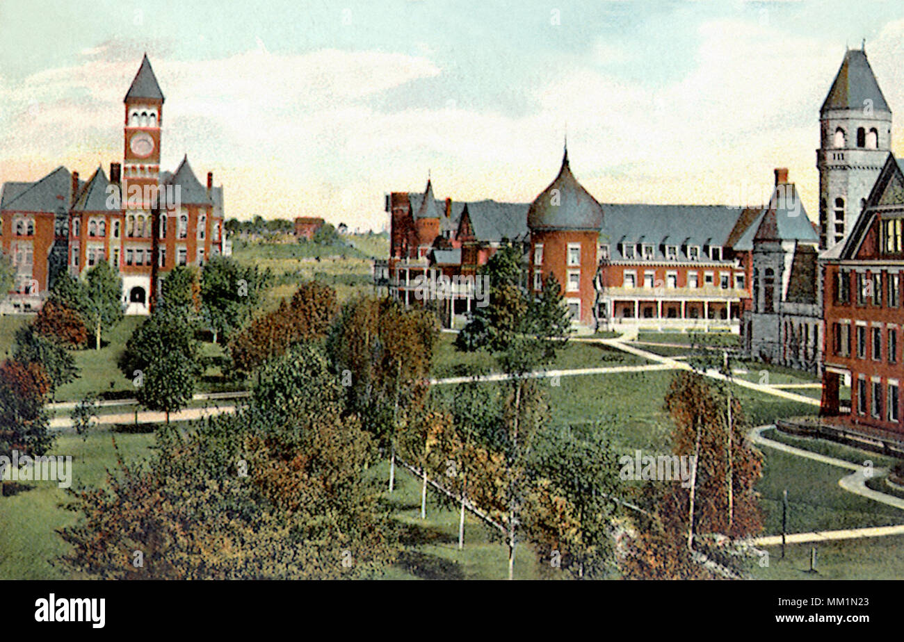 Escuela Normal del estado. Slippery Rock. 1910 Foto de stock