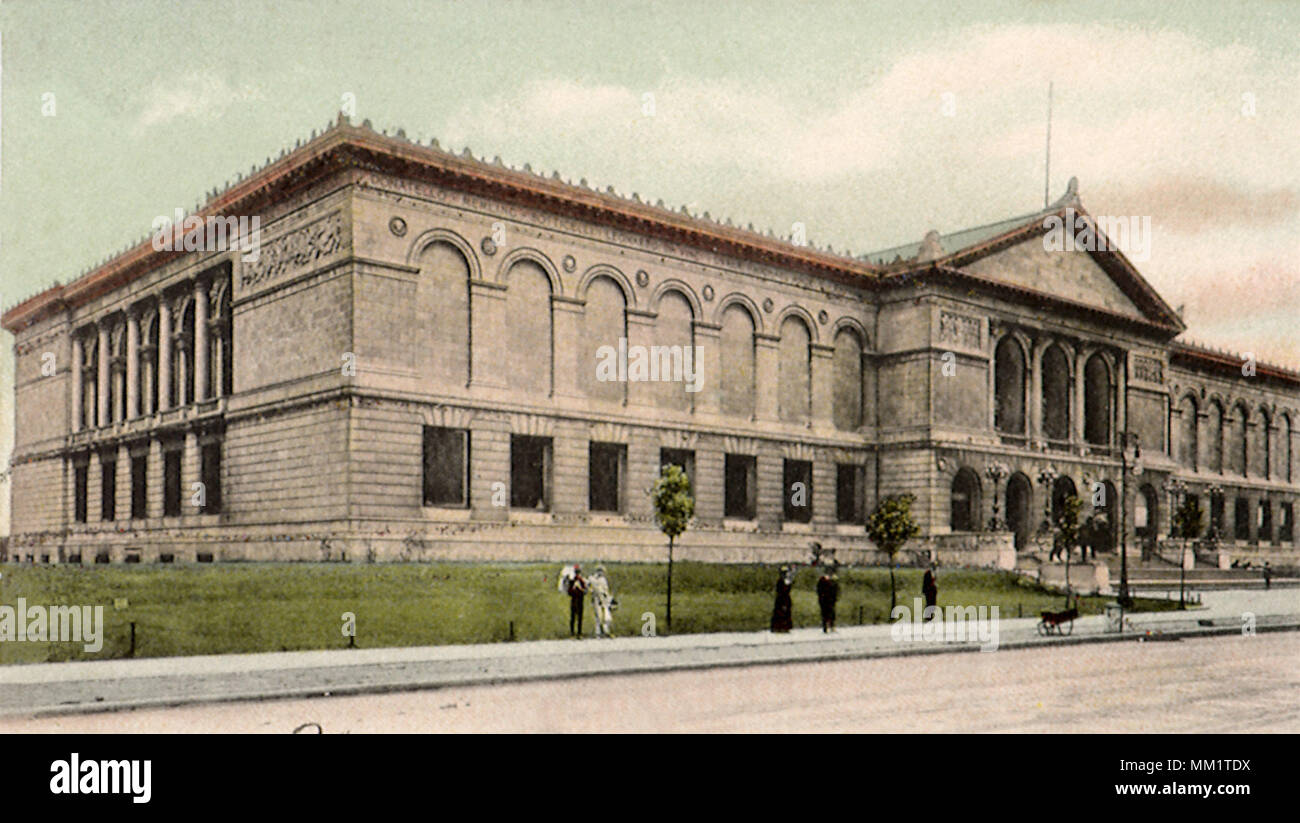 Instituto de Arte. Chicago.1905 Foto de stock