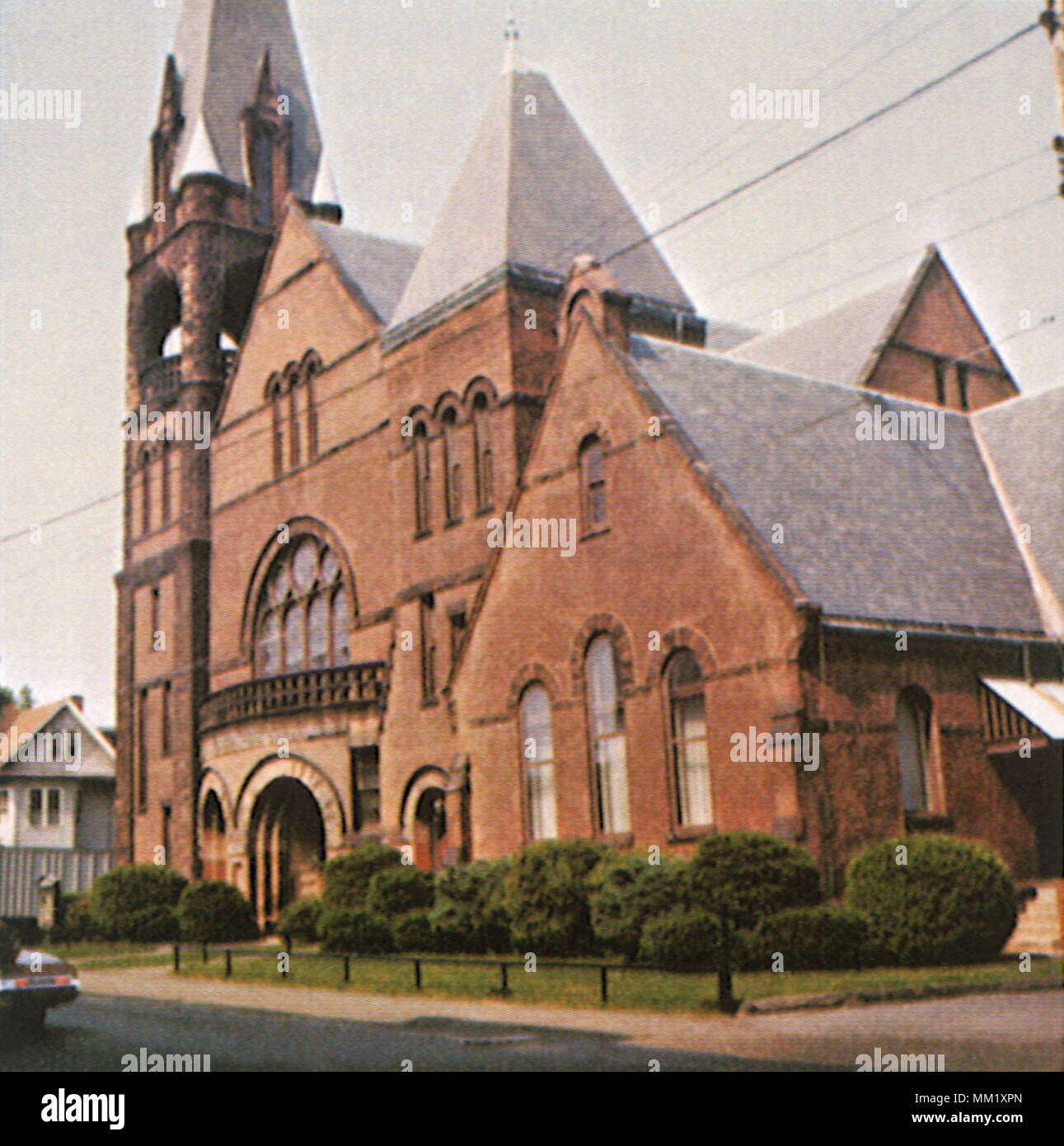 La gracia de la Iglesia Unida de Cristo. Holyoke. 1973 Foto de stock