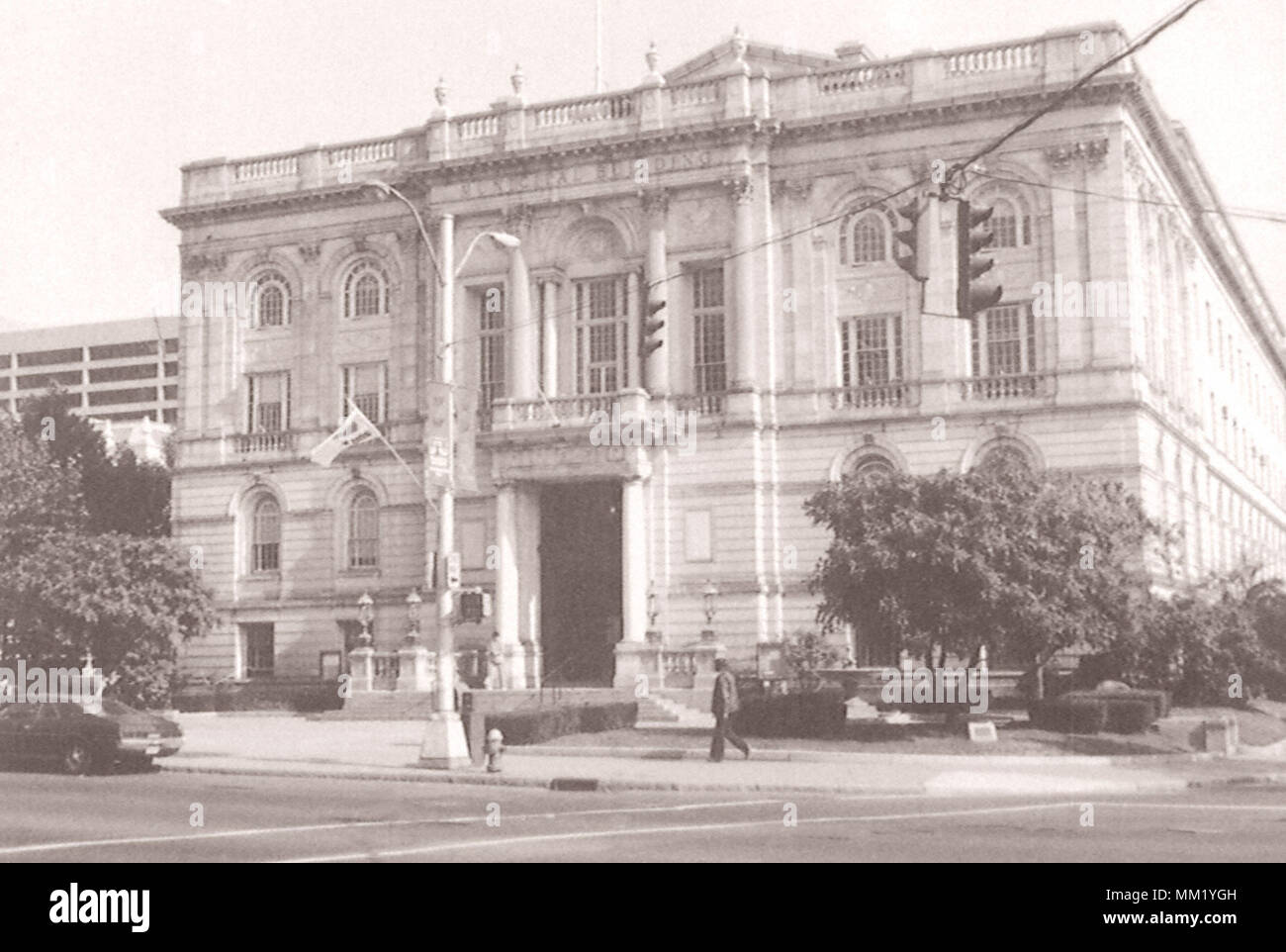 Edificio Municipal. Hartford. 1970 Foto de stock