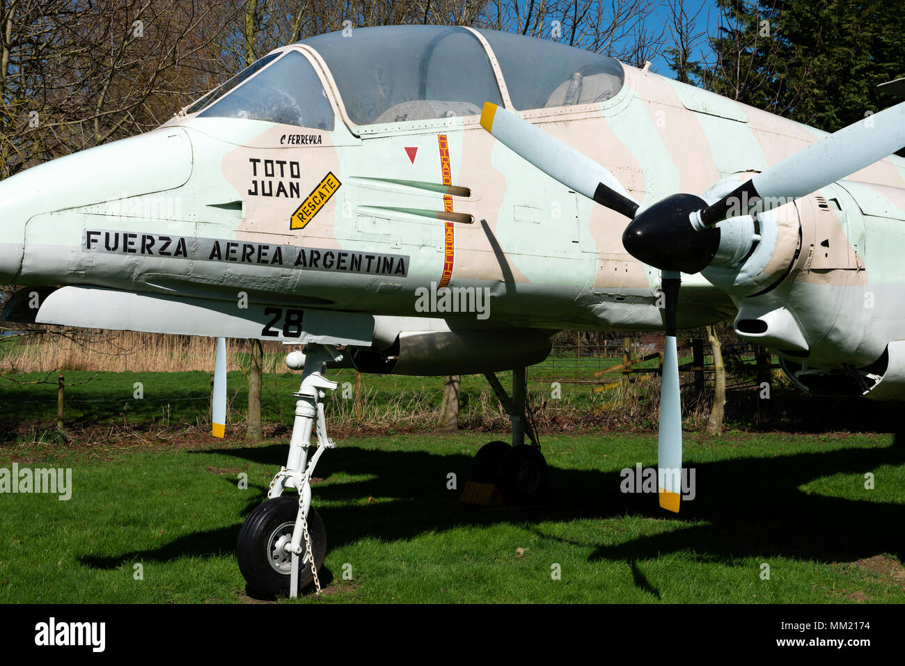 Norfolk y Suffolk Aviation Museum, Flixton, Suffolk, Inglaterra. Foto de stock