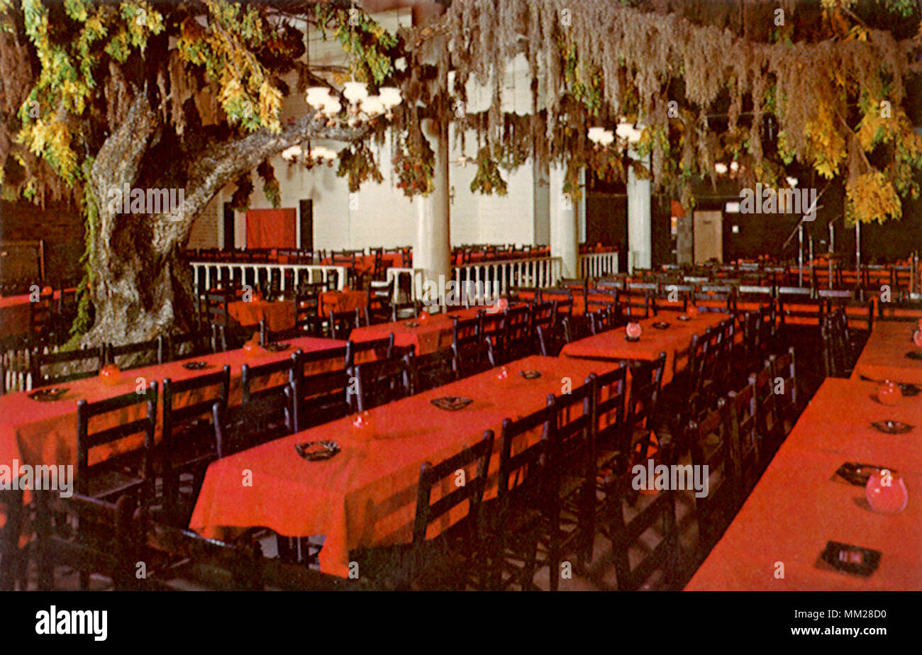 Restaurante Plantation. Houston. 1965 Foto de stock