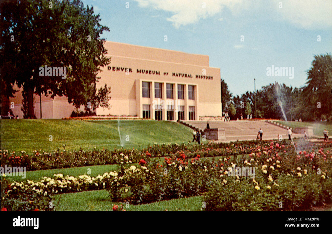Museo de Historia Natural. Denver. 1968 Foto de stock