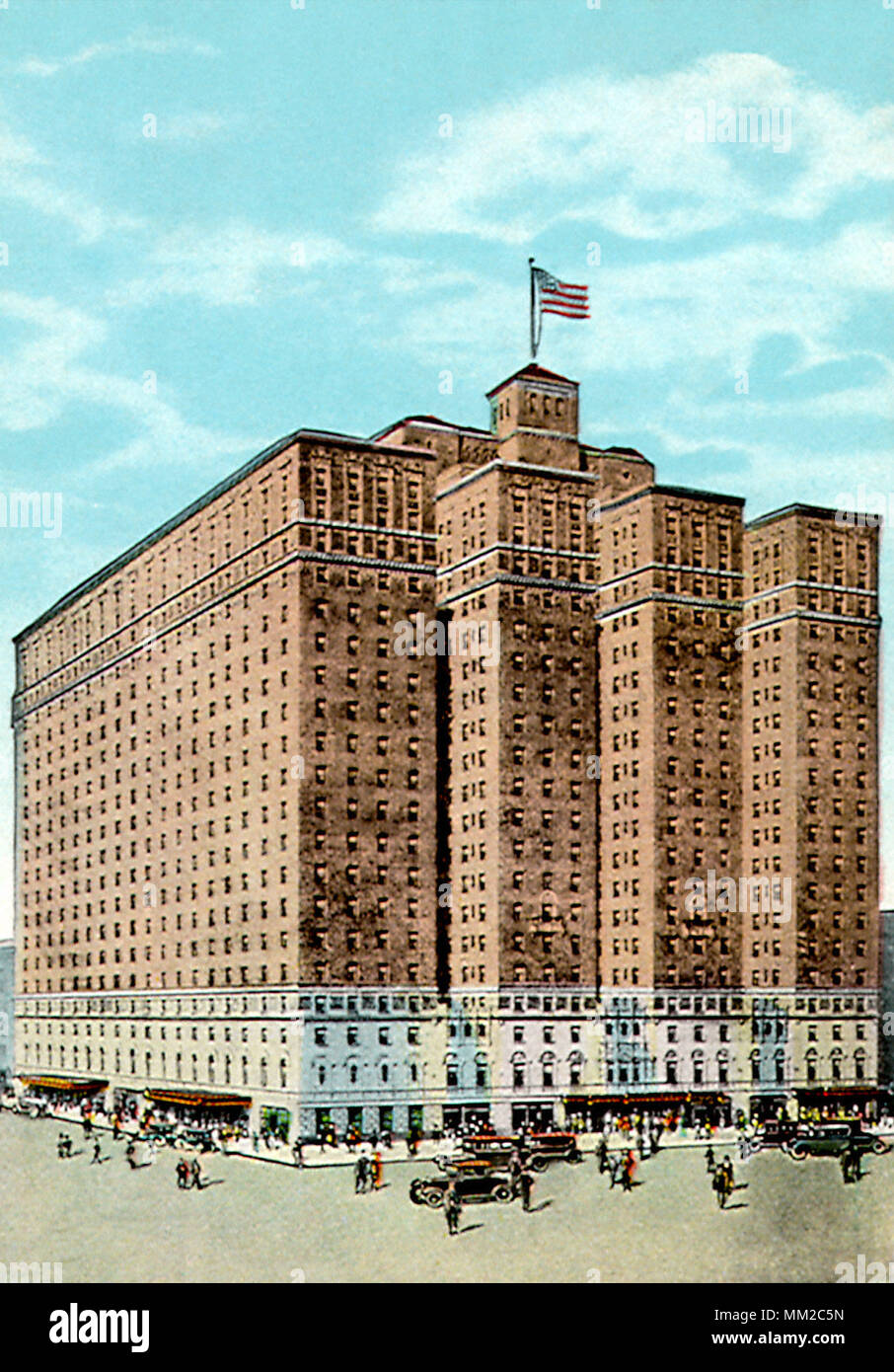 Hotel Manger. La Ciudad de Nueva York. 1920 Foto de stock