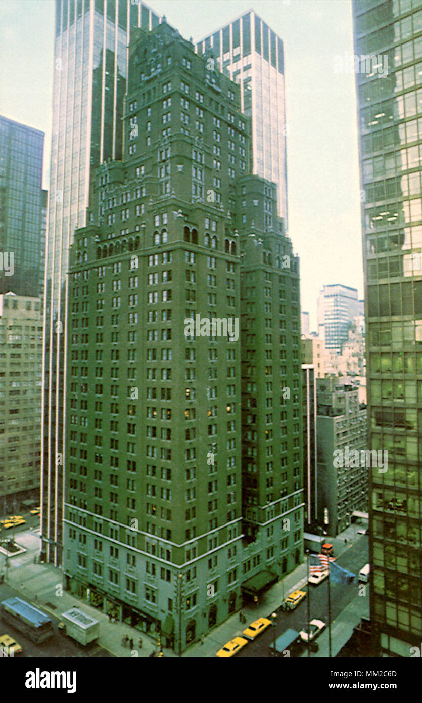 Loews Hotel Warwick. La Ciudad de Nueva York. 1970 Foto de stock