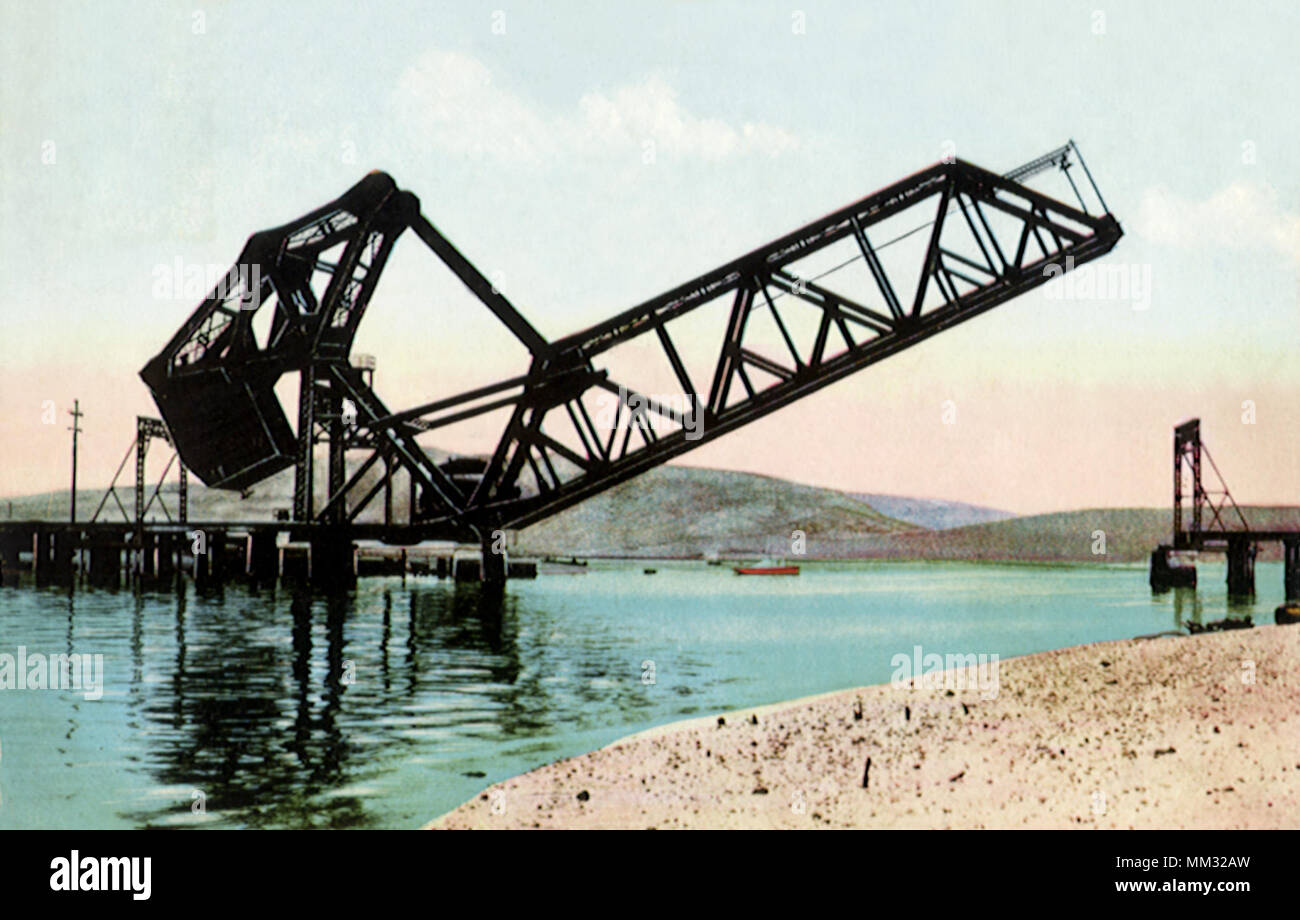 E-h. Bascule Bridge. San Pedro. 1914 Foto de stock