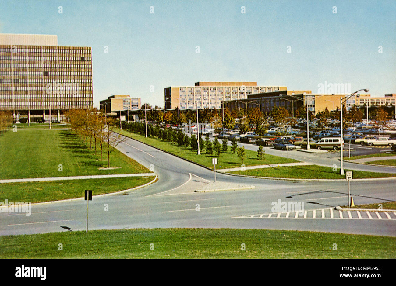 Campus Estado complejo. Albany. 1970 Foto de stock