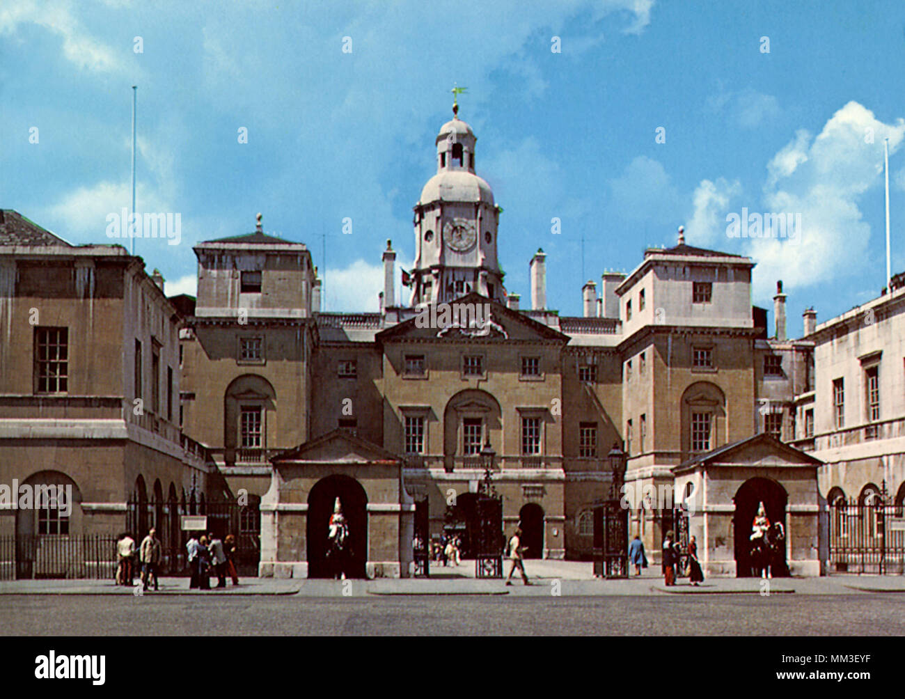 Whitehall. Londres. 1970 Foto de stock