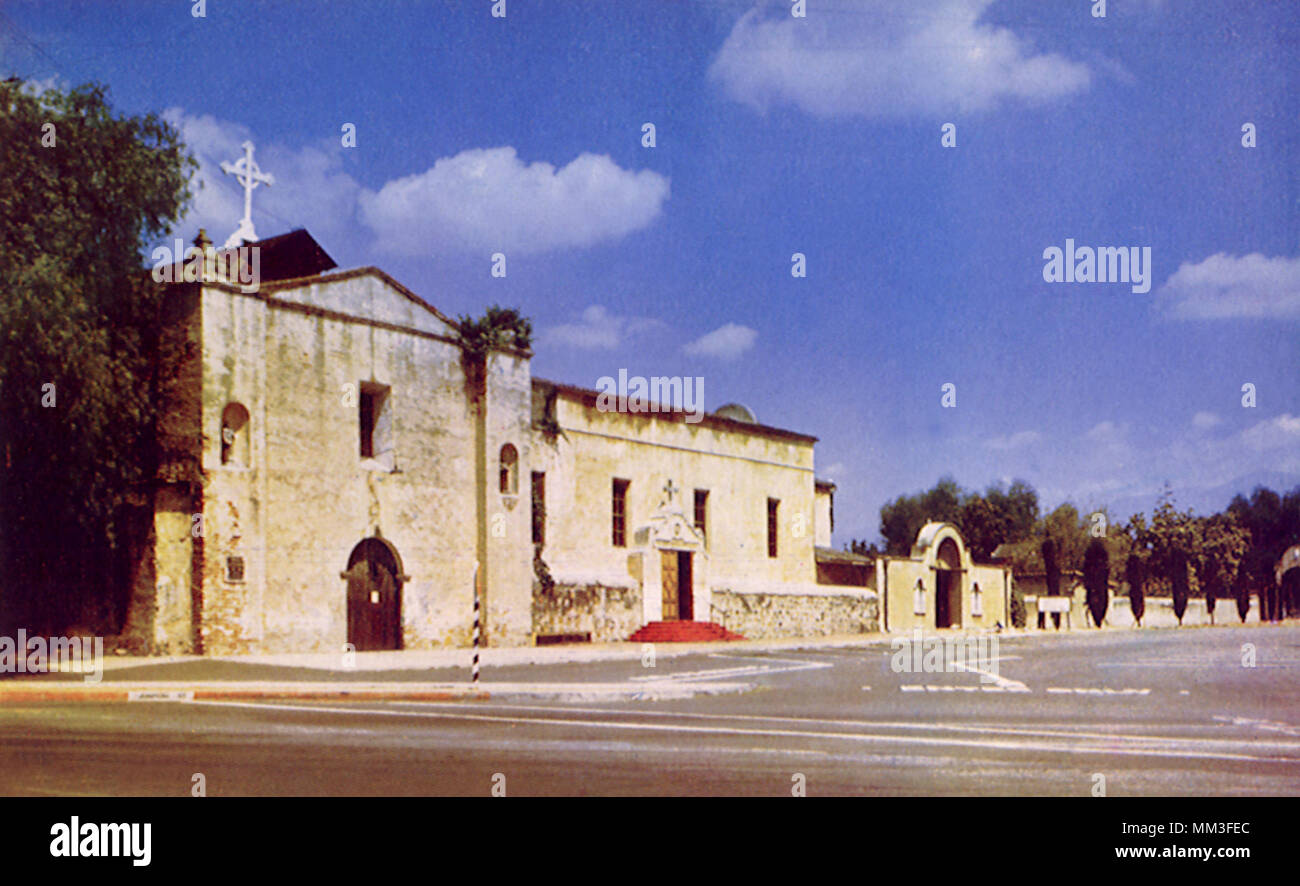 La misión. San Gabriel. 1960 Foto de stock