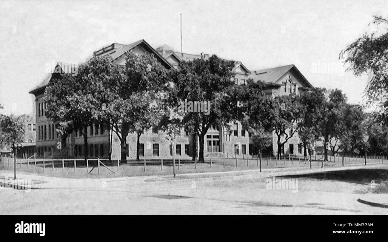 East High School. Minneapolis. 1908 Foto de stock