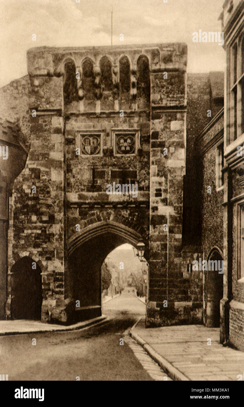 Puerta Oeste. Winchester. 1910 Foto de stock