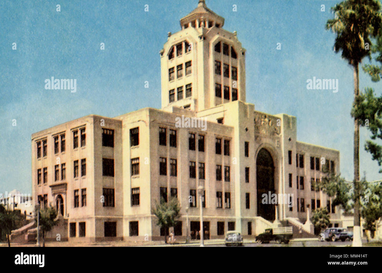Edificio Federal. Monterrey. 1955 Foto de stock