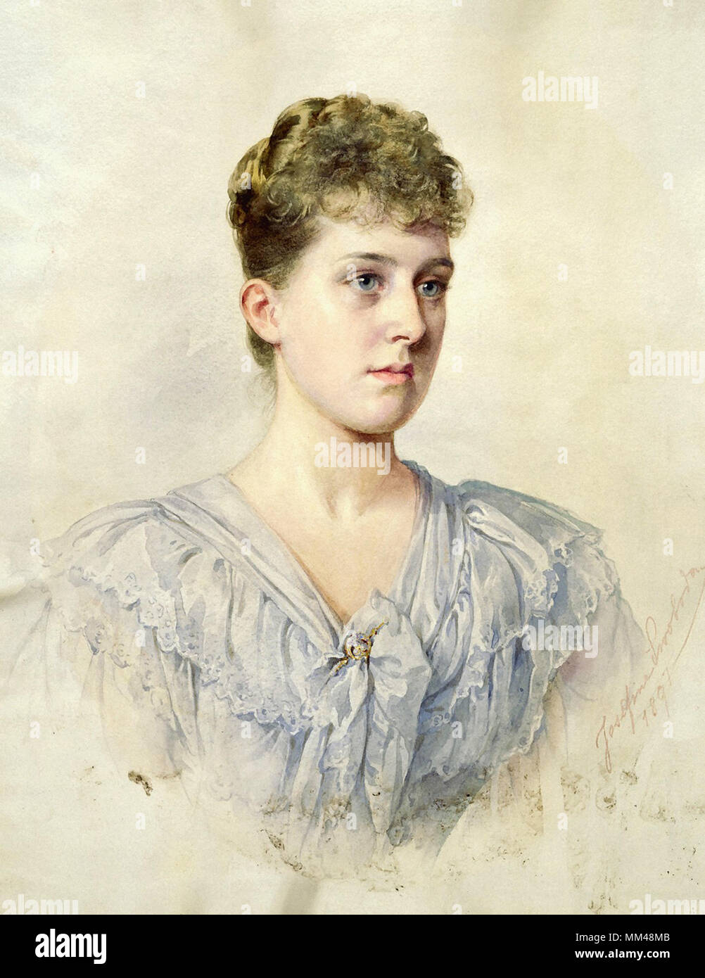 Swoboda Josefine - La princesa Marie Louise de Schleswig-Holstein Foto de stock