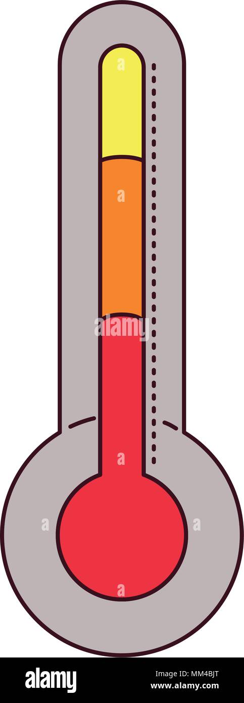 Medir la temperatura del termómetro icono Imagen Vector de stock - Alamy