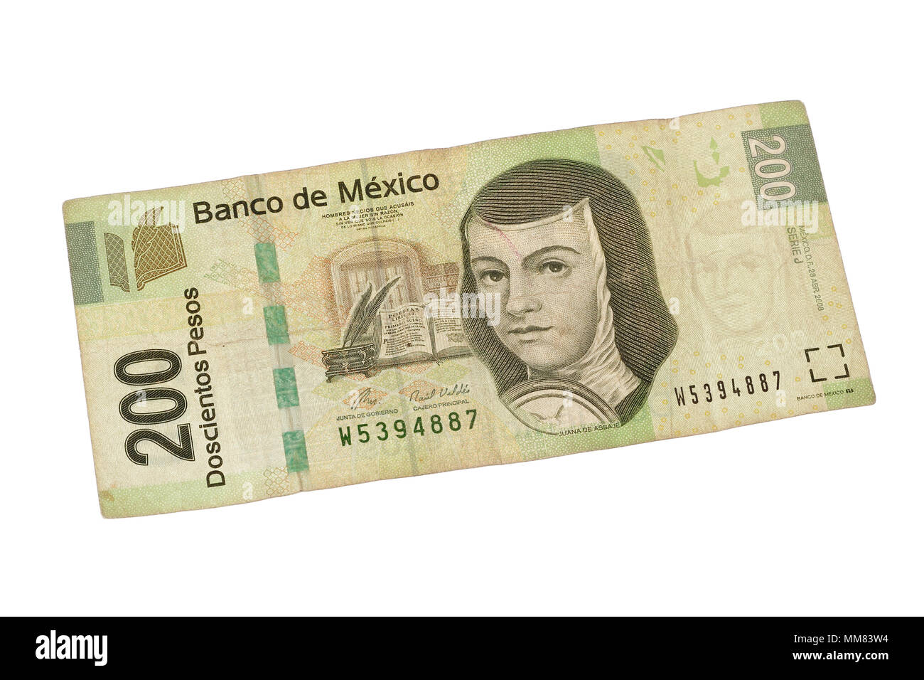 Billete 200 pesos mexico fotografías e imágenes de alta resolución - Alamy