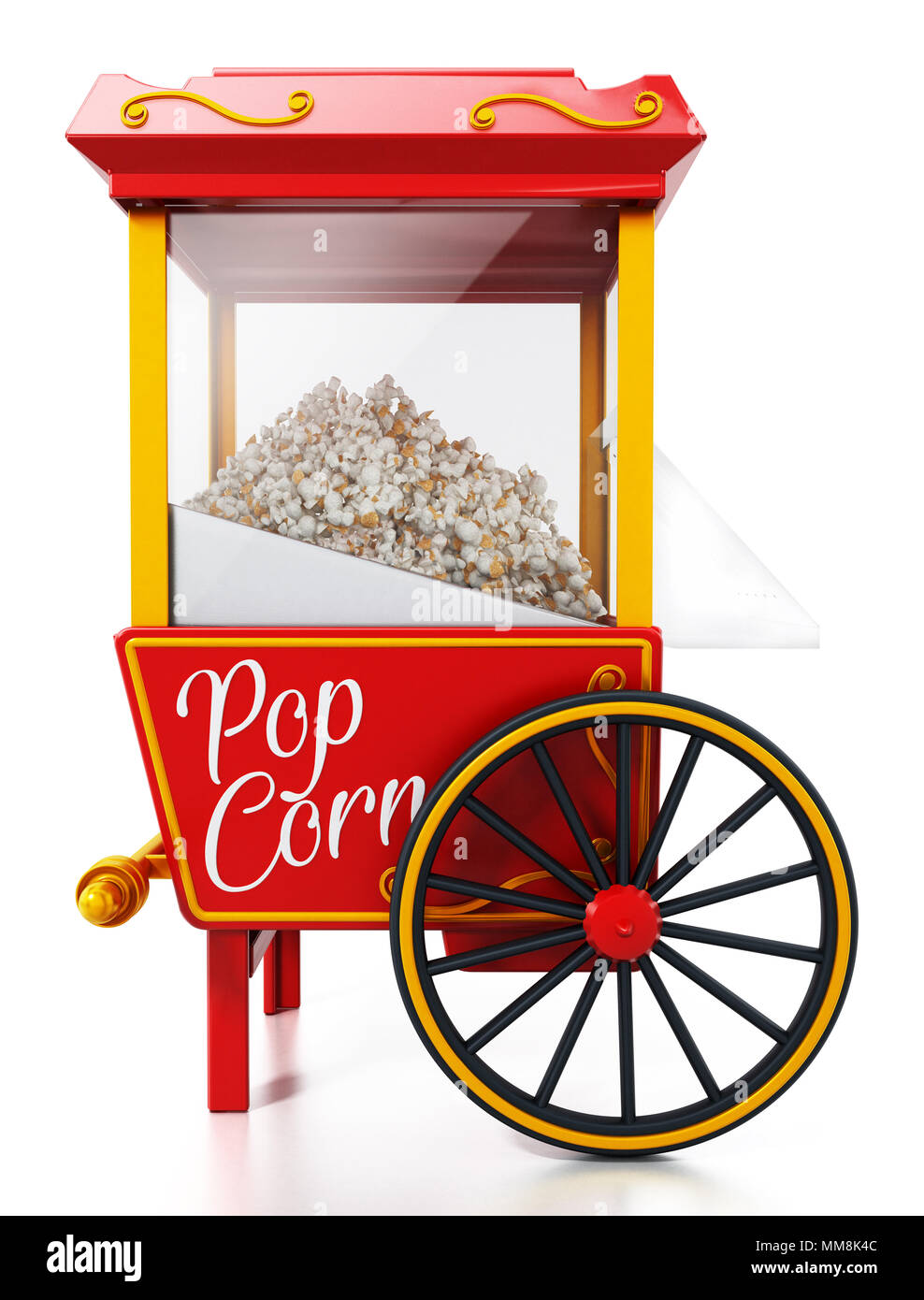 Maquina de Cabritas palomitas Pop Corn con carro