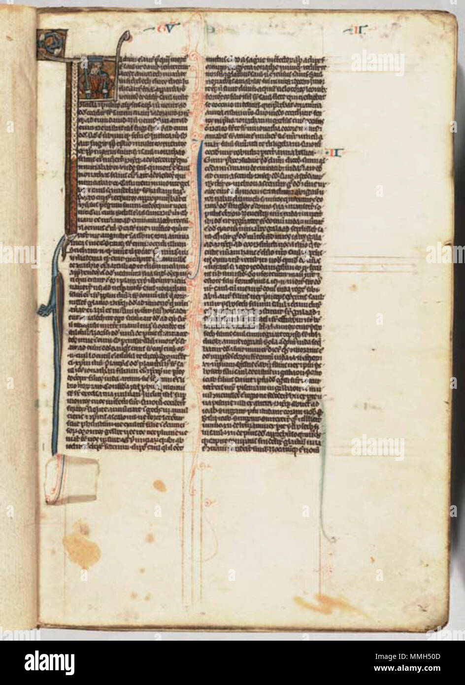 Ingles Ms Lewis E 029 Biblioteca Gratuita De Filadelfia Folio F 1r William De Brailes Artista Biblia De 1225 1250 Oxford Inglaterra Gotico Bookhand America Dimensiones 113 Mm X