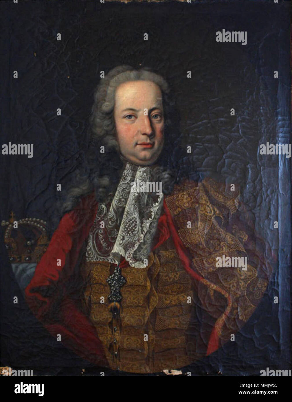 Francisco I Emperador Del Sacro Imperio Romano Germánico 1708 1765 Circa 1741 1750 Emperador Del Sacro Imperio Romano Germánico Francisco I Fotografía De Stock Alamy