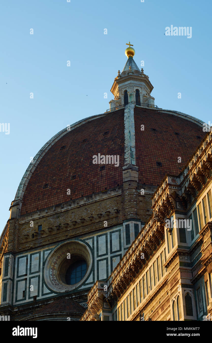 Al amanecer del Duomo, Florencia, Italia. Foto de stock