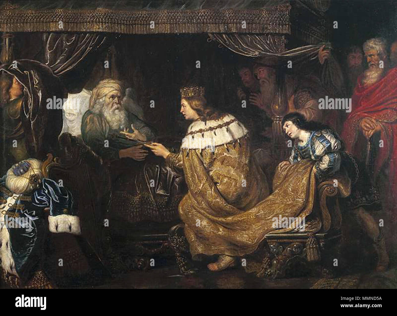 El rey David presentando el cetro a Salomón. Entre 1601 y 1651. Cornelis de  Vos (1651) Descripción el pintor flamenco, dibujante, grabador y  miniaturista Fecha de nacimiento/muerte 1585 / 1584 9 de