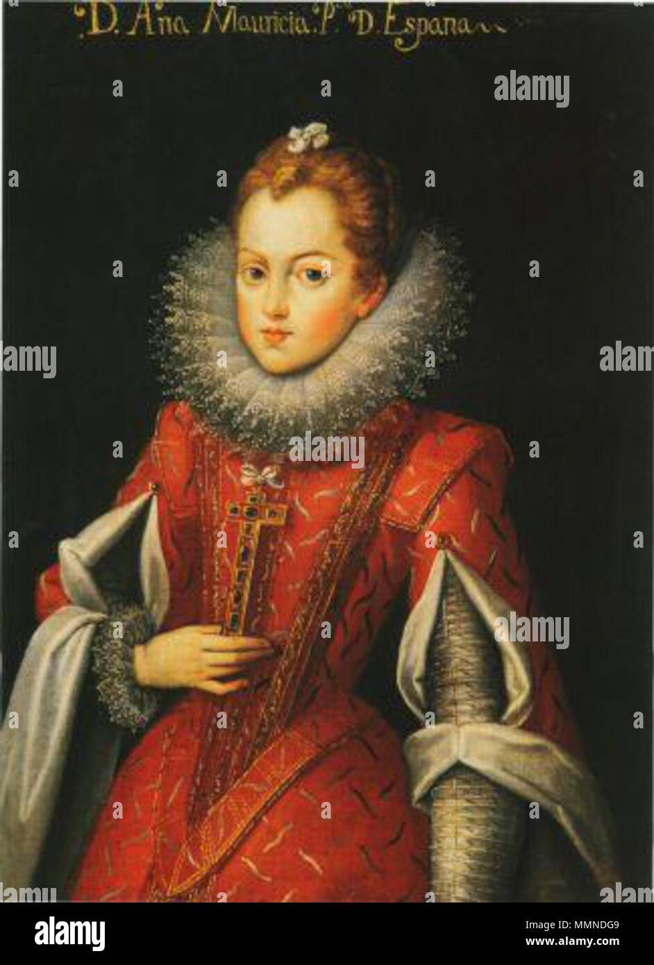 Retrato de Ana de Austria (1601-1666). circa 1614. PrincessAnne1 Foto de stock