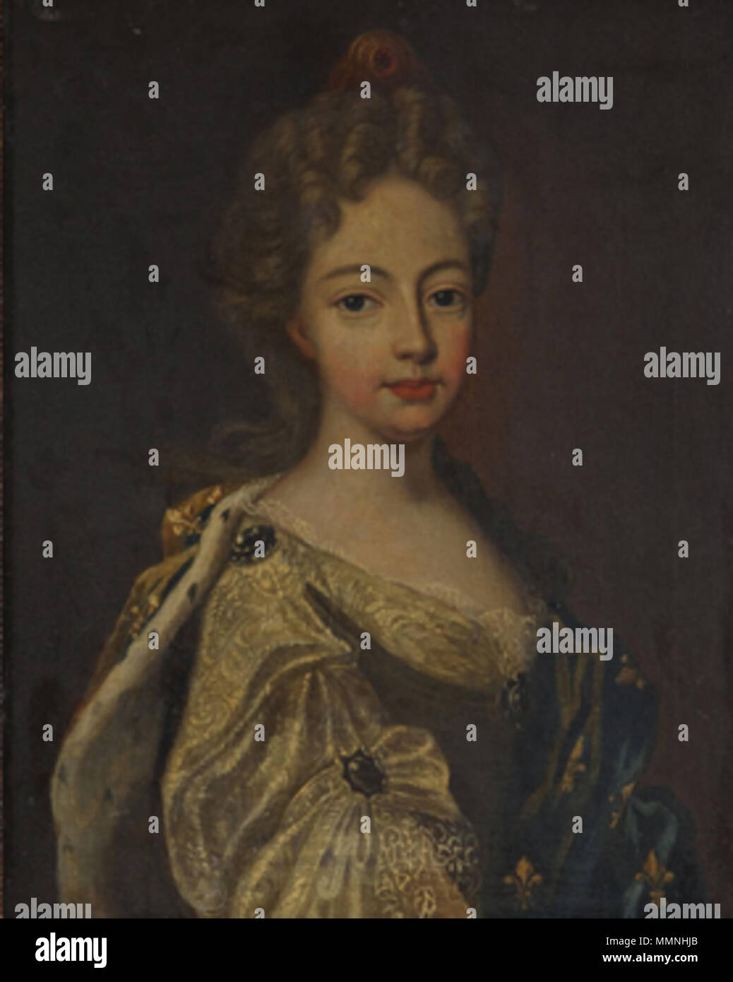 La princesa Marie Adélaïde de Saboya como duquesa de por un